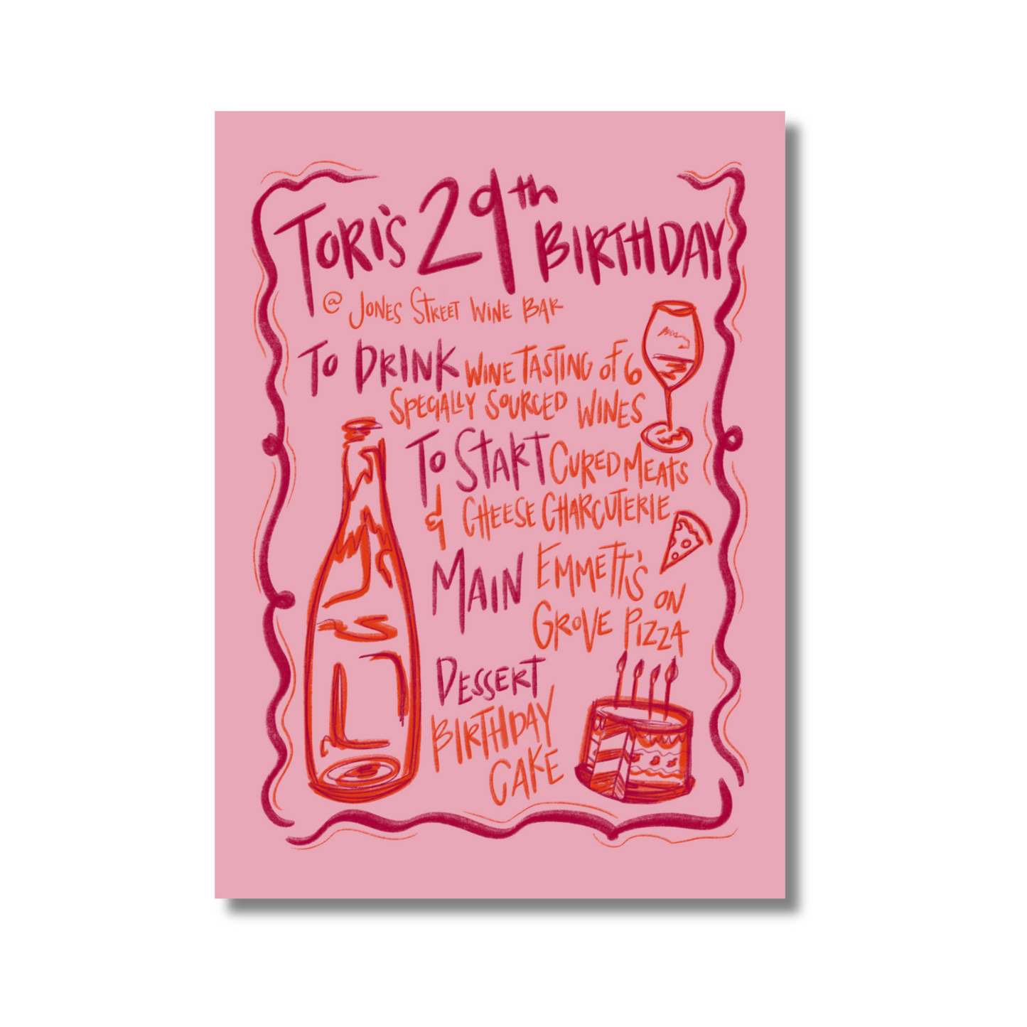 Custom Menu Design
