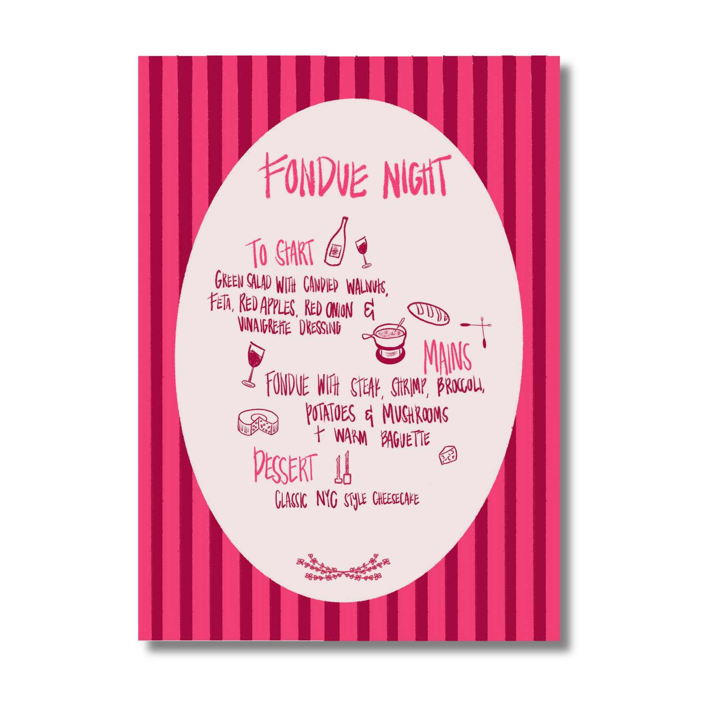 Custom Menu Design