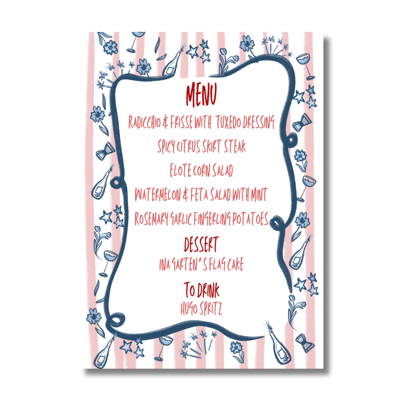 Custom Menu Design