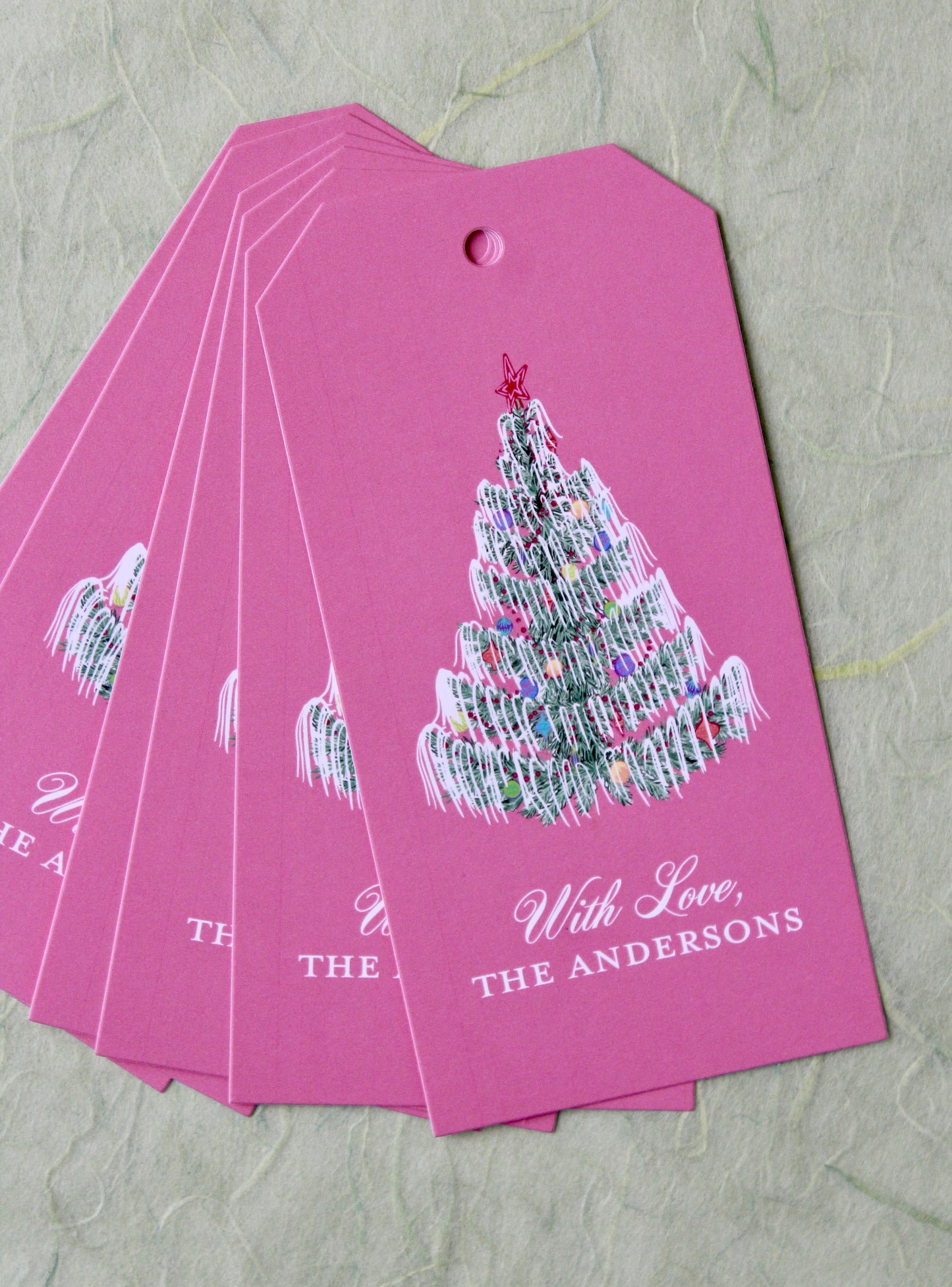 Tinsel Trees Gift Tags