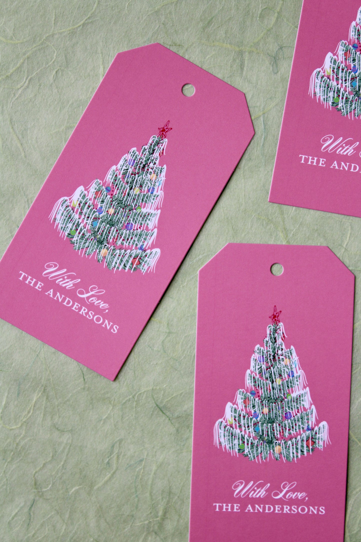 Tinsel Trees Gift Tags